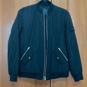 Zara Trafaluc Outerwear Women's Full Zip Bomber Jacket Black Size S